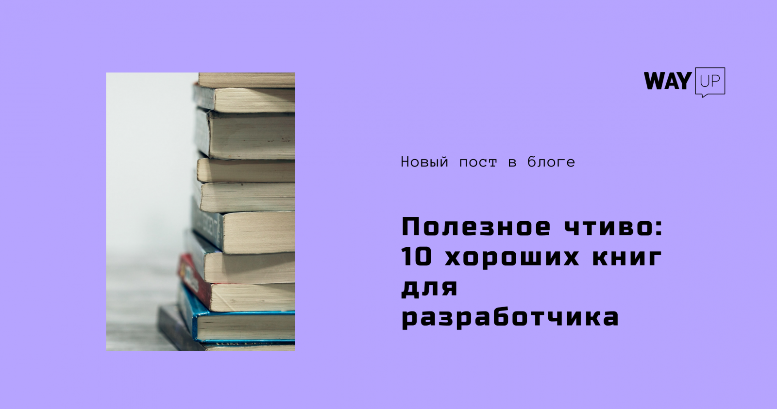 Useful reading: 10 good books for a developer / WAYUP
